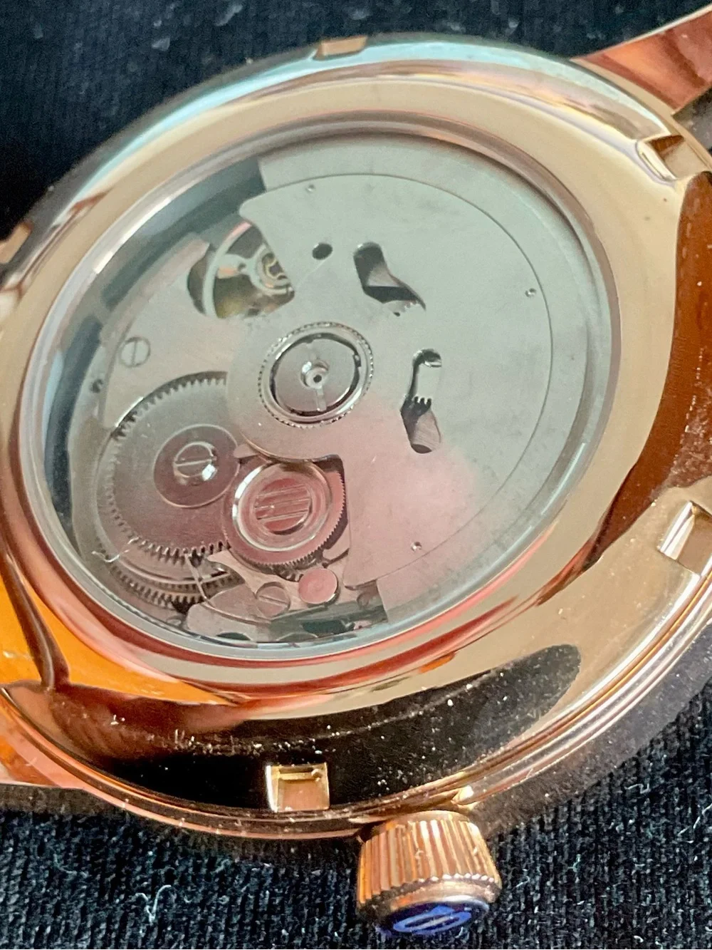 Brand New Automatic Oumashi Radiant Dial Cocktail Watch w Date